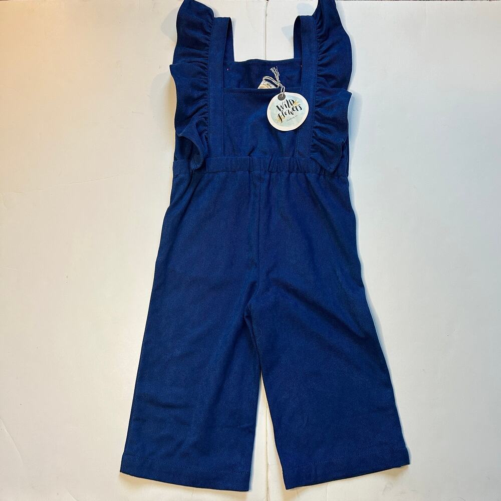 NWT Wildflowers A to Z Audrey Overall Romper 4Y - Picture 5 of 5